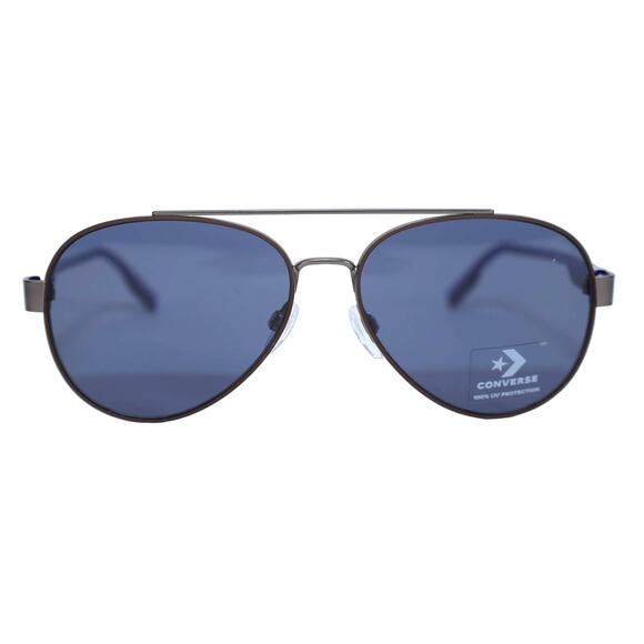 Converse Disrupt Mens Aviator Sunglasses - Matte Dark Root / Blue - NWT - Picture 2 of 10